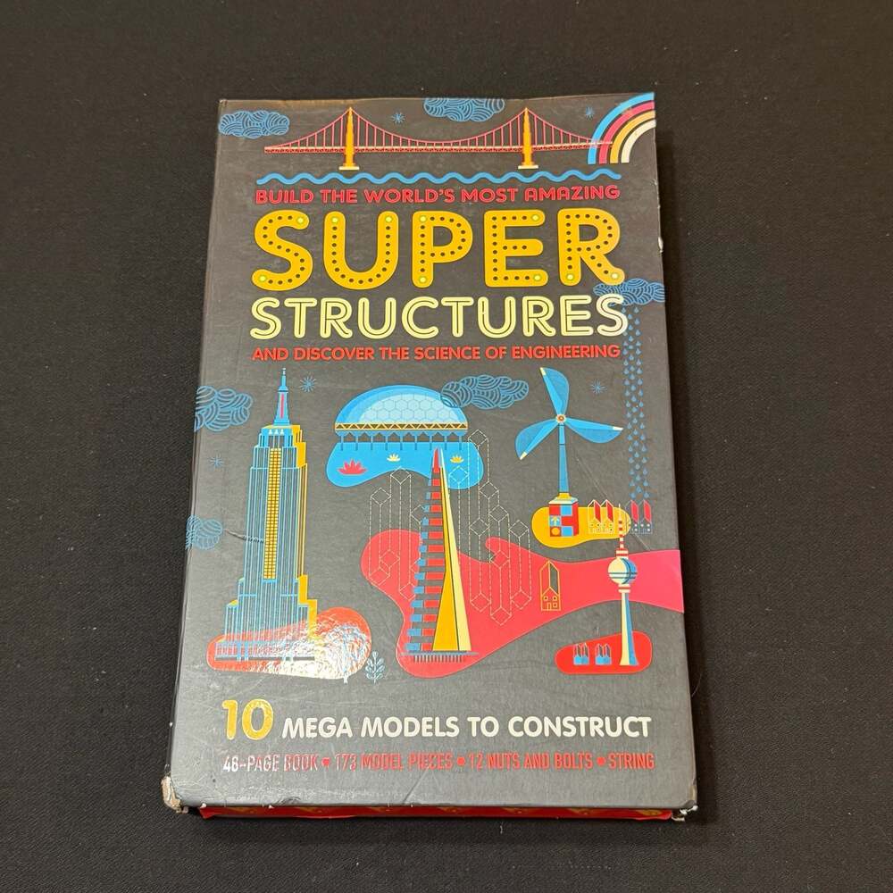 Super Structures Construction Mega Engineer Models to Building Plan STEM